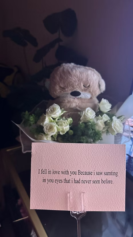 باقة ددوب متنفس مع رسالة