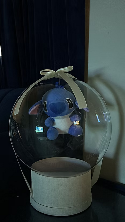 غرزة البالون الشفافة